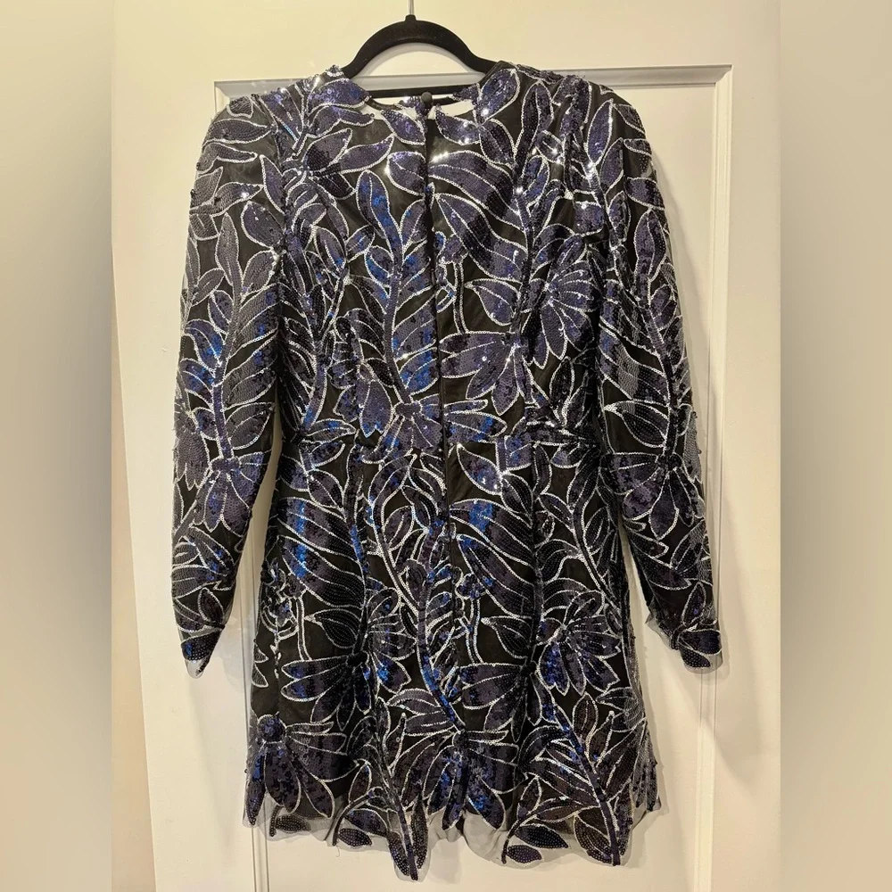 Milly Black and Silver Sheath Dress - Picture 7 of 8